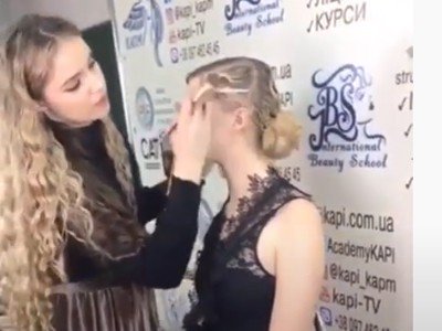 Мастер класс в КАПИ на тему  «Конкурсный макияж»